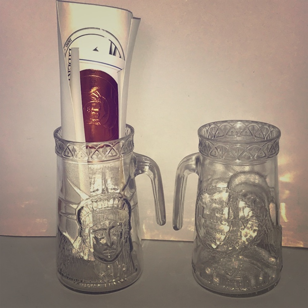 Statue of Liberty Clear Mugs Anchor Tampa Fl
